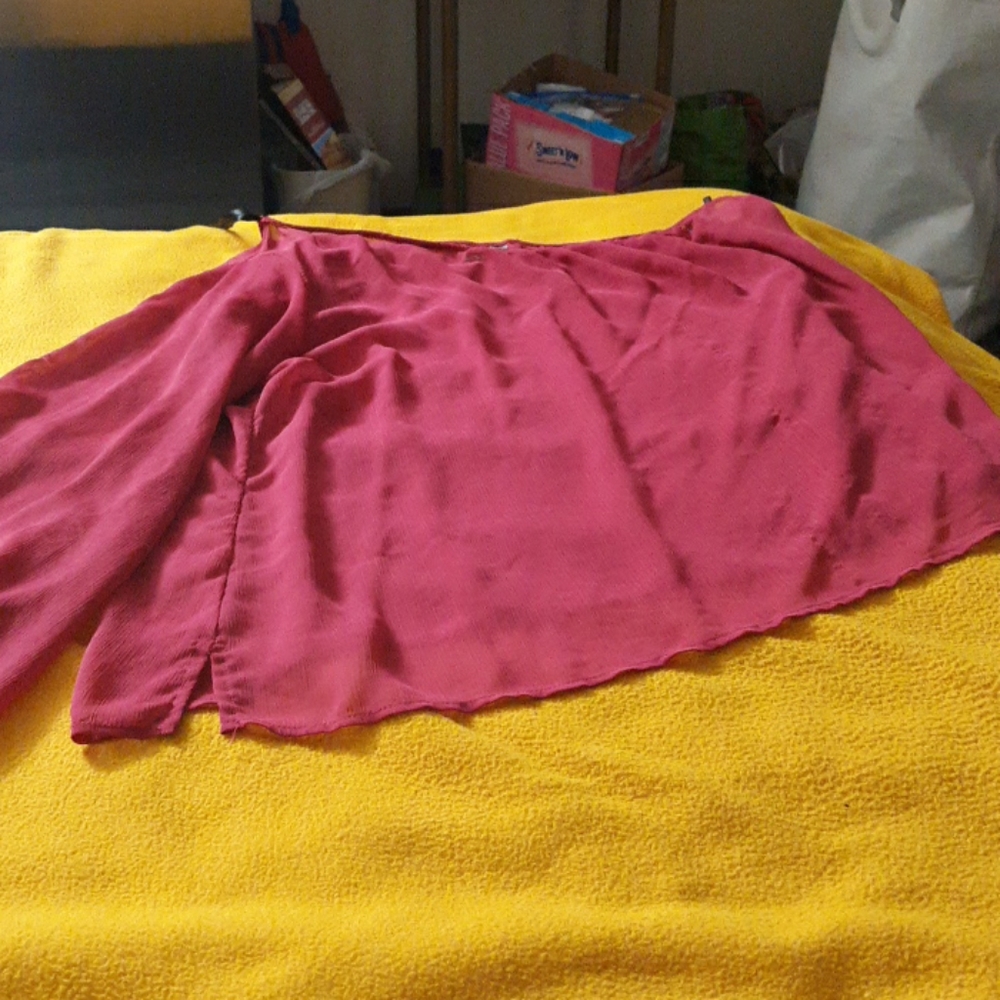 A red blouse